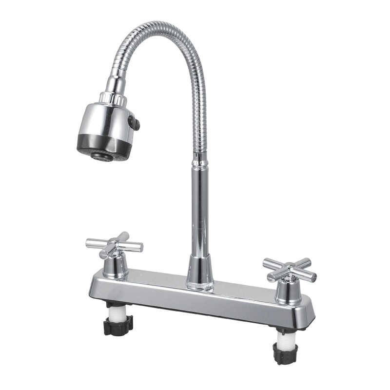 Kitchen Sink Faucet Professional Modern Simple Style Cold Hot Dual