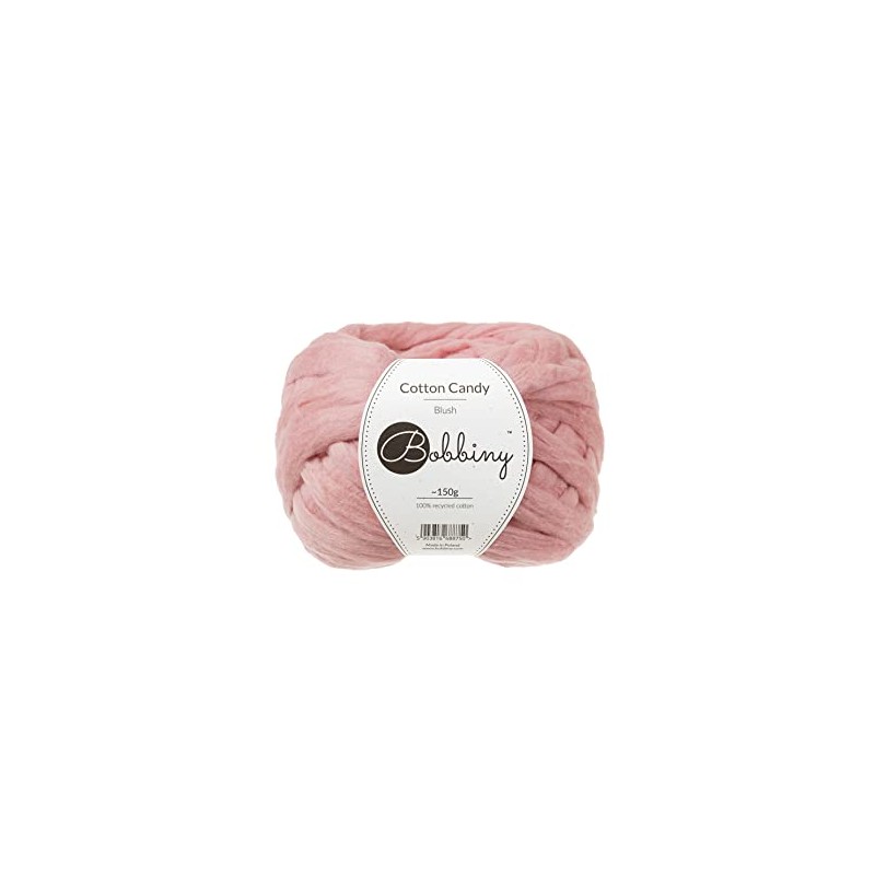 Bobbiny Cotton Candy Nude Oeko-Tex 100% Recycled Cotton Yarn (Blush)