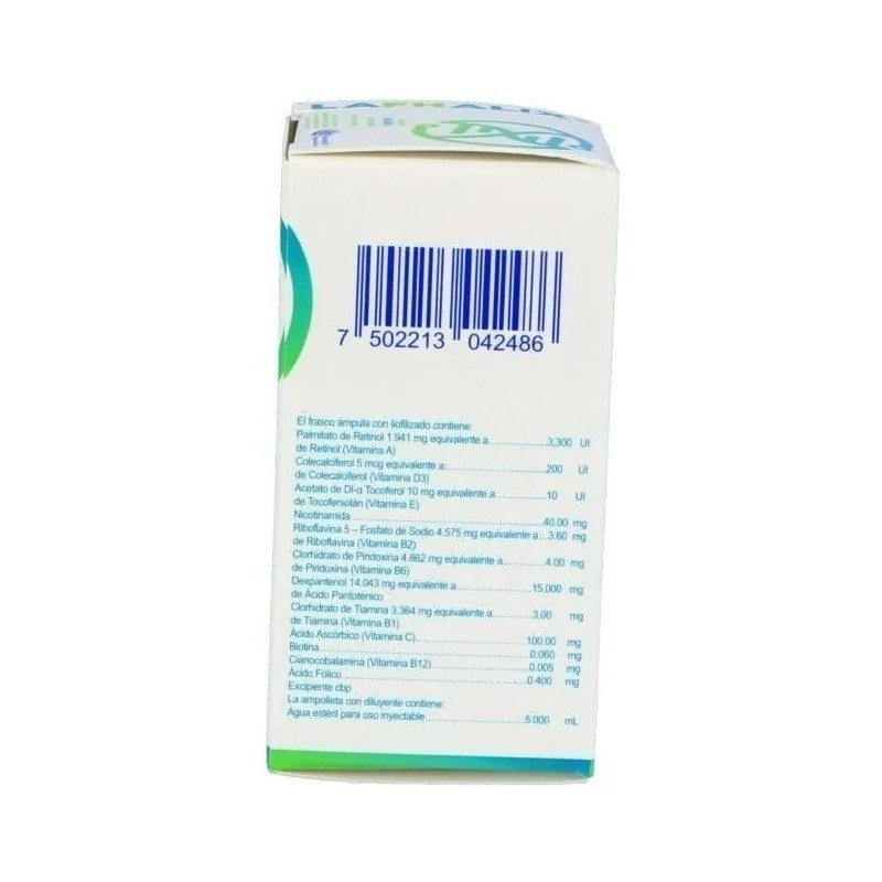 Multivitaminico Lafhalix Adulto Ampolleta Y Ámpula