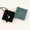 GAVU Yin Yang Pendant Onyx Stone Beaded Necklace for Men