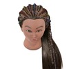 FUTAI 30 inch Mannequin Head 22% Human Hair Manikin Cosmetology