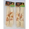 Hartz Dog Chew 10" Bones Hartz Combo Rawhide Pig Skin
