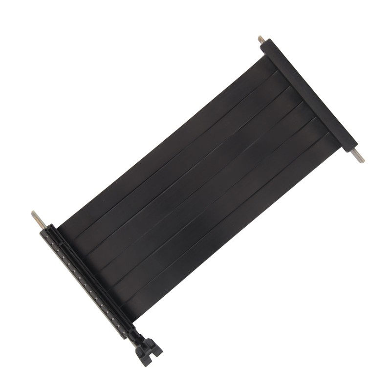 PCIE 3.0 X16 Riser Cable 180 Degree High Speed Flexible