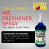 Scent Bomb Pine Air Freshener Spray, Long-Lasting Odor Eliminator for