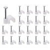 Mini Skater Ethernet Cables Wire Clip with Steel Nail for