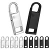 12PCS Spare Zipper Pulls Replacement Detachable Universal Zipper Pull Tabs