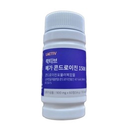 Lacticive Lacticiv Mega Chondroitin 1500 once a day with water Korea C&S Pharm 900mg 60 tablets DJ / 락티브 메가 콘드로이친 1500 물과함께 하루한번 한국씨엔에스팜 900mg 60정 DJ