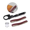 Fenteer Belt Sander Adapter for Angle Grinder Pipe Tube Sanding