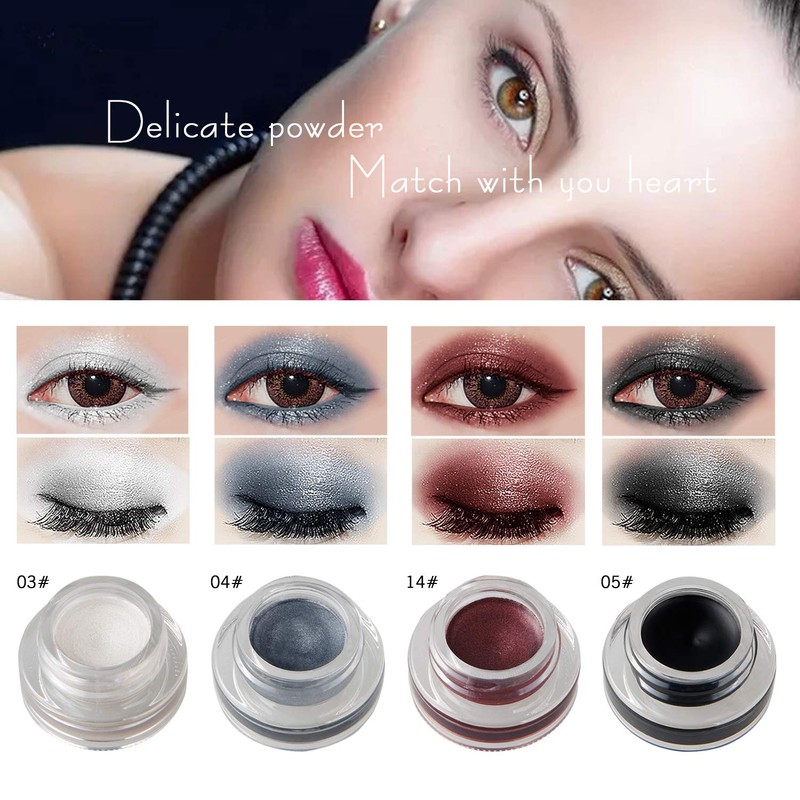 5Pcs Cosmetic Eyliner Eyeshadow Powder Puff Foundation Sets