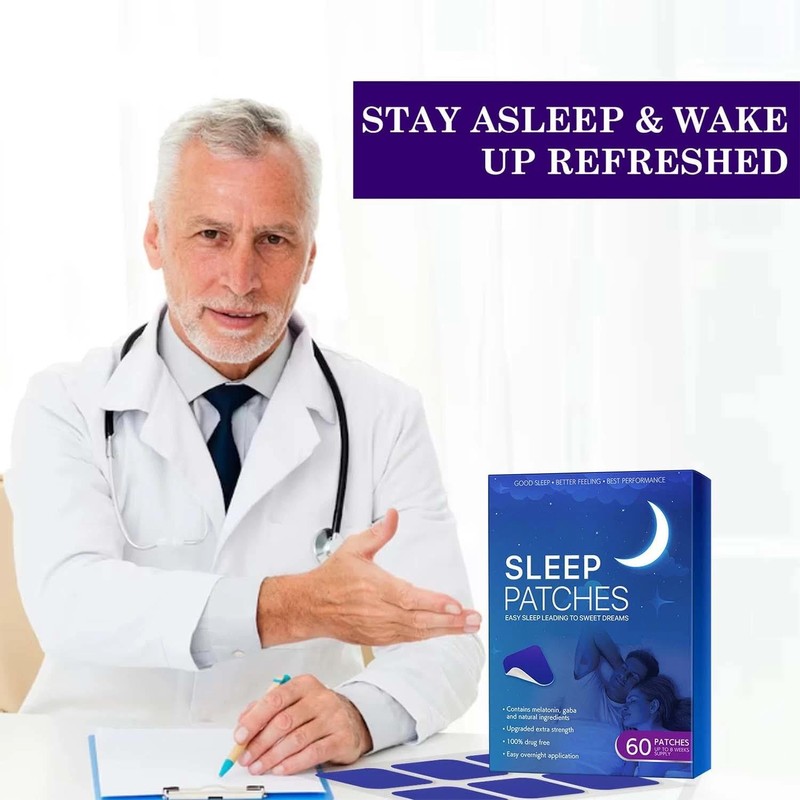 60 PCS Sleep Support Patches for Adults, Extra Strength All-Natural