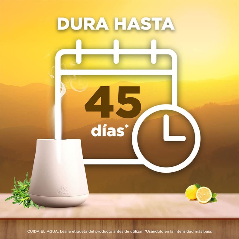 Air Wick® Essential Mist, Repuesto Tomillo Limón Energetizante, 1 x