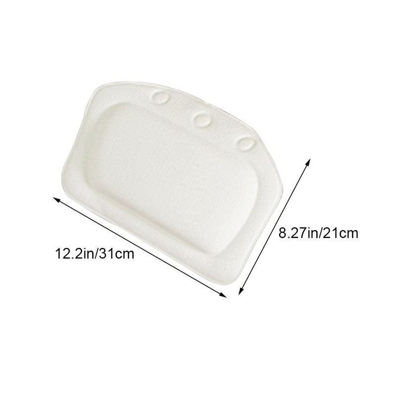 Bath Pillow Bathtub Pillow with Suction Cup Home Foam Bath
