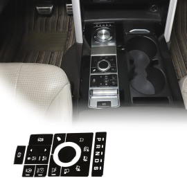 MXtech-23 Black Alloy Terrain Mode Button Sticker For Land Rover Range Rover Vogue 2015-16