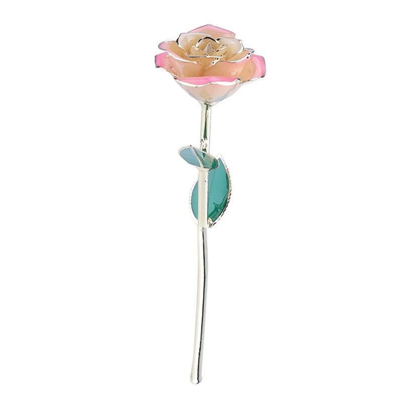 Long Stem Dipped 24k Gold Rose in Gift Box with
