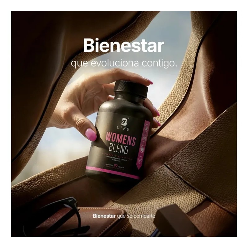 Multivitamínico De Mujer 90 Cápsulas Vitaminas Mujer B Life