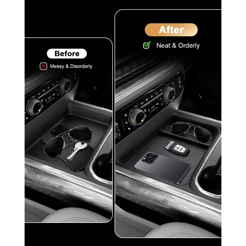 2026 Silverado HD Center Console Organizer - For 2024-2026 Chevy