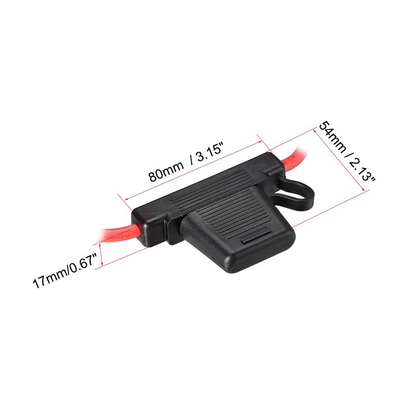 sourcing map Pack of 2 Car Fuse Holder Inline 8