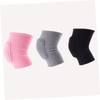 Baluue 2pcs Fitness Training Knee Support Pads Grey Sponge Knee