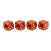 TOMALL Orange Dice Valve Stem Caps for Car Bike Wheel