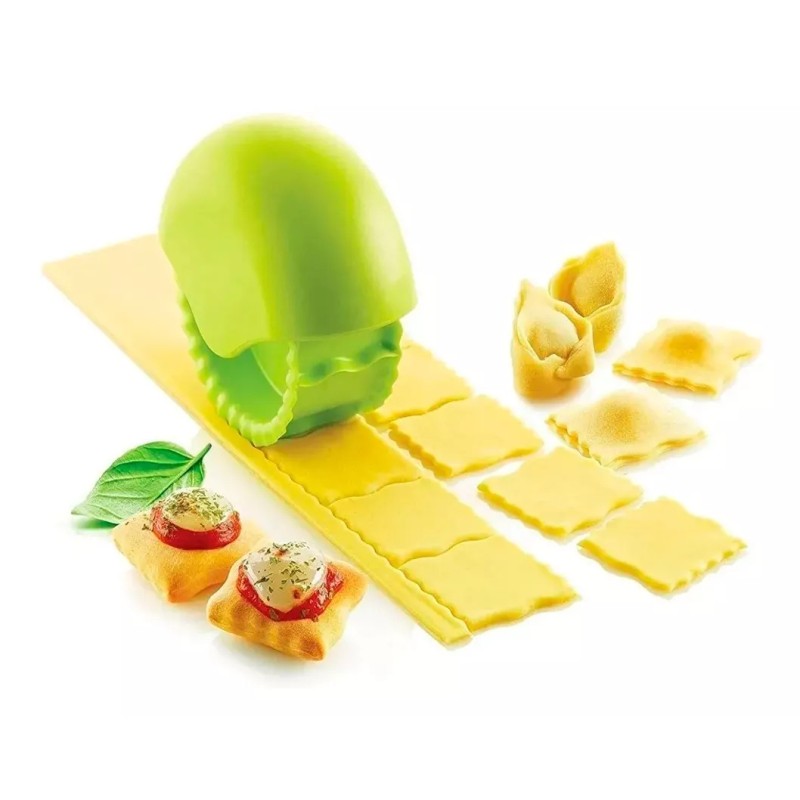 Snack´n Roll Rodillo Cortador Molde Ravioles Masa Pastas Cocina Italiana