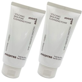 Innisfree Volcanic Baja Pore Cleansing Foam 150g x2 Pore Deep Cleansing Foam / 이니스프리 화산송이 바하 모공 클렌징 폼150g x2개 모공 딥 클렌징폼