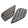 Korlot Black Stainless Steel Interior Audio Speaker Cover Decorative Trim