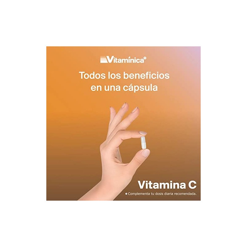 VITAMÍNICA Vitamina C 300mg 90 Cápsulas Antioxidante 90 Días