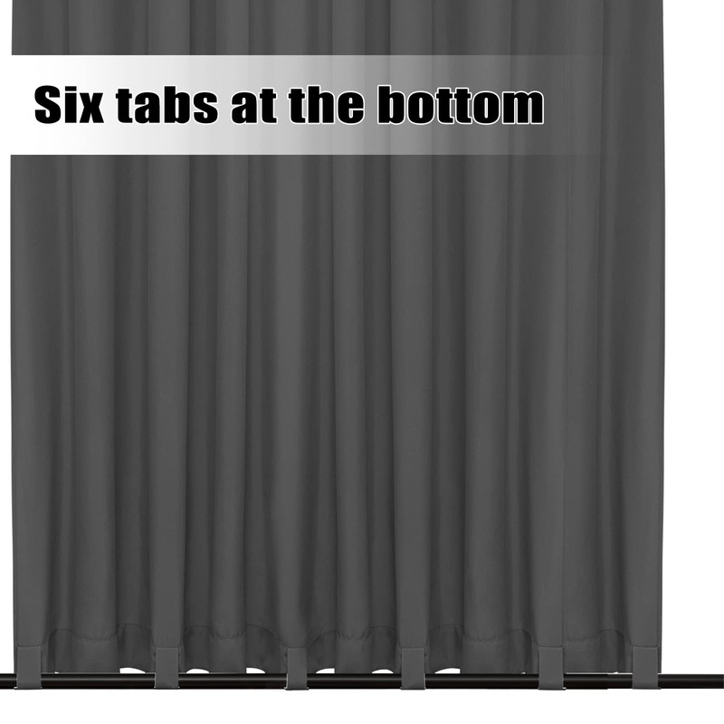 Easy-Going Outdoor Curtains Waterproof Windproof Weatherproof Curtain for Patio, Cabana,