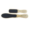 SILKLINE PROFESSIONAL Two-Sided Foot File with Oak Wood Handle -