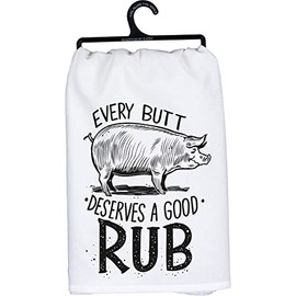 Primitives by Kathy Every Butt Deserves A Good Rub Decorative Kitchen Towel