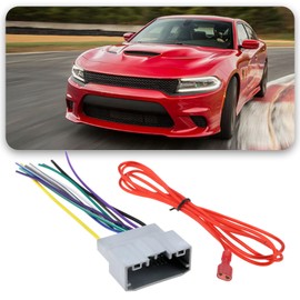 OTOTEC 1 Set Stereo Wiring Harness with Antenna Adapter Compatible with Dodge 2007-2016 Compatible with Jeep 2008-2016