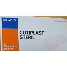 CUTIPLAST Sterile Wound Dressing 10 x 20 cm Pack of 50