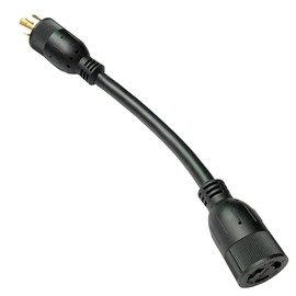 Parkworld 885231 Generator 4-Prong L14-20 Plug 20 AMP Male to Welding L6-20 Receptacle 20A Female 1FT