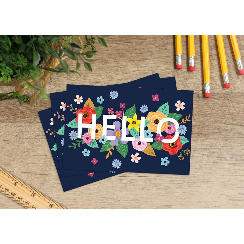 Teacher Created Resources Wildflowers Hello Postcards (TCR6696)