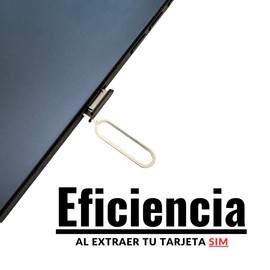 Herramienta Extractora de Tarjetas SIM, Pin Metálico para Teléfonos Móviles, Diseño Compacto (5 Unidades)