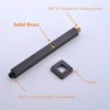 Brass Shower Arm with Flange, ENGA Oil Rubbed Bronze 12