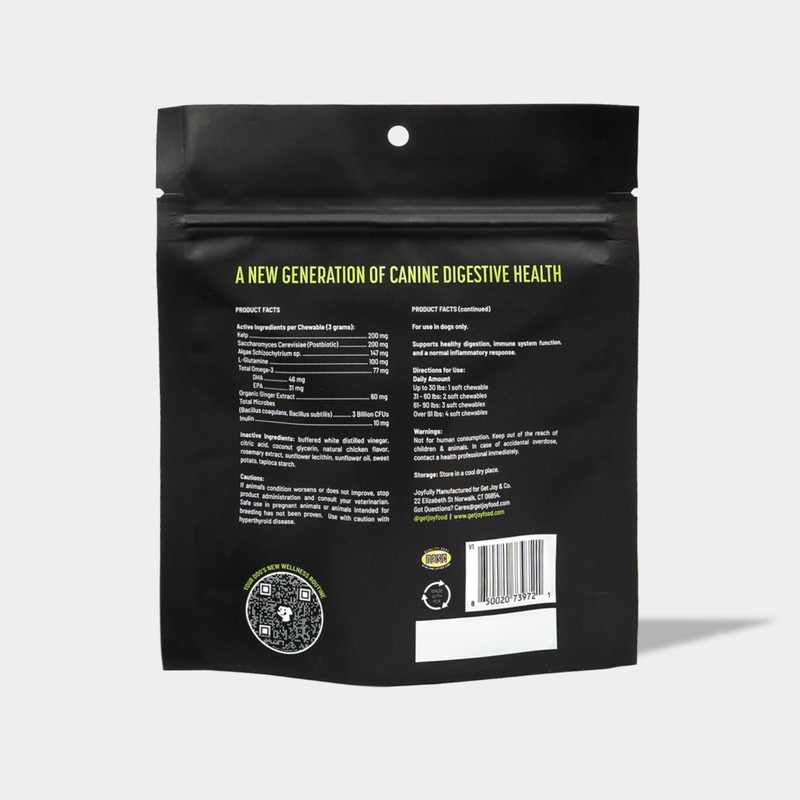 Get Joy Gut+ Digestive Health Dog Supplement Chews, 90 Soft