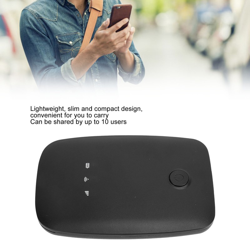 4G LTE Mobile Hotspot 150Mbps 10 Devices Sharing LED Smart