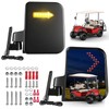 Golf Cart Mirror Universal with Turn Signal Light Golf Cart