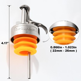 Olive Oil Dispenser Pourers, Liquor Pour Spouts, Bottle Wine Pourers, Suitable for Liquid, Beverage, Vinegar, Wine for Home Kitchen and Bar Accessories