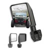 JROAD Side Mirrors for Half Doors Side View Mirrors for
