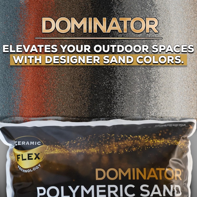 10 Pound Charcoal Gray DOMINATOR Polymeric Sand with Revolutionary Ceramic