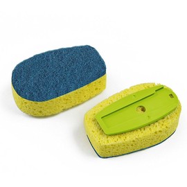 Full Circle Suds Up Soap Dispensing Dish Brush with Bamboo Handle, 3 oz