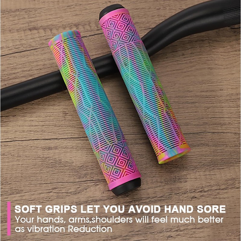 Scooter Grips - Mixed Color Bike Bicycle MTB Handlebar Grips