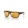 Native Men's XD9003 Ashdown Rectangular Sunglasses, Matte Tortoise/Bronze Mirrored Polarized,
