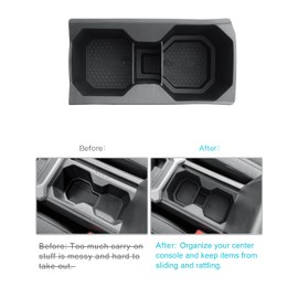 CDEFG Compatible with Dacia Duster 3 2024 2025 Centre Console Drink Holder Car Cup Holder Water Cup Holder Bottle Holder Duster 2025 Accessories