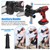 4 Inch Electric Drill Modified To Electric Chainsaw Tool Attachment