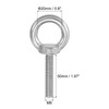 PATIKIL M8 x 50mm Lifting Shoulder Eye Bolt, 3Pcs 304