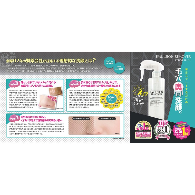 [Set Product] Cleansing Water Emulsion Remover, 10.1 fl oz (300