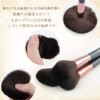 COLOLLINE Soft Wool Makeup Brushes Set of 15 with Cosmetic